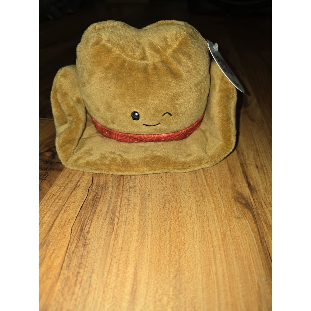 Target Gigglescape Winking Cowboy Hat Plush Toy 7x4x6.5 Brown 2026 S1